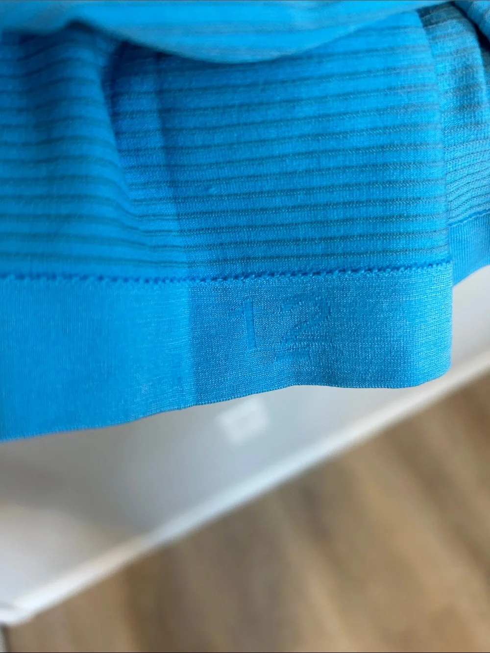 Lululemon Swiftly Tech Racerback Tank Top Women’s 12 Blue Seamless Running